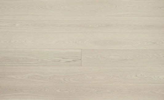 Vidar European White Ash 7 – Sandy neutral wirebrushed engineered hardwood flooring sample