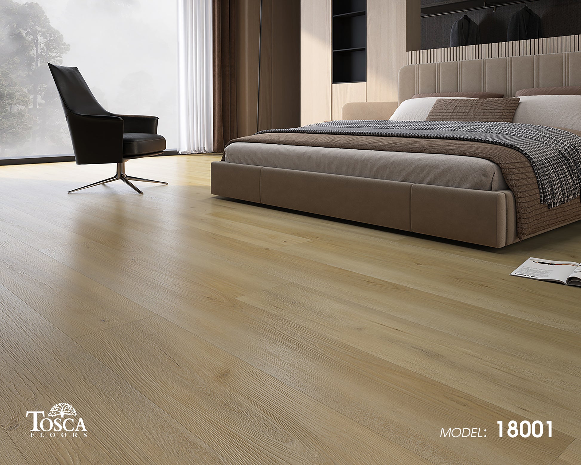 Tosca Floors 7mm SPC Vinyl Plank Flooring – Natural Wood Collection