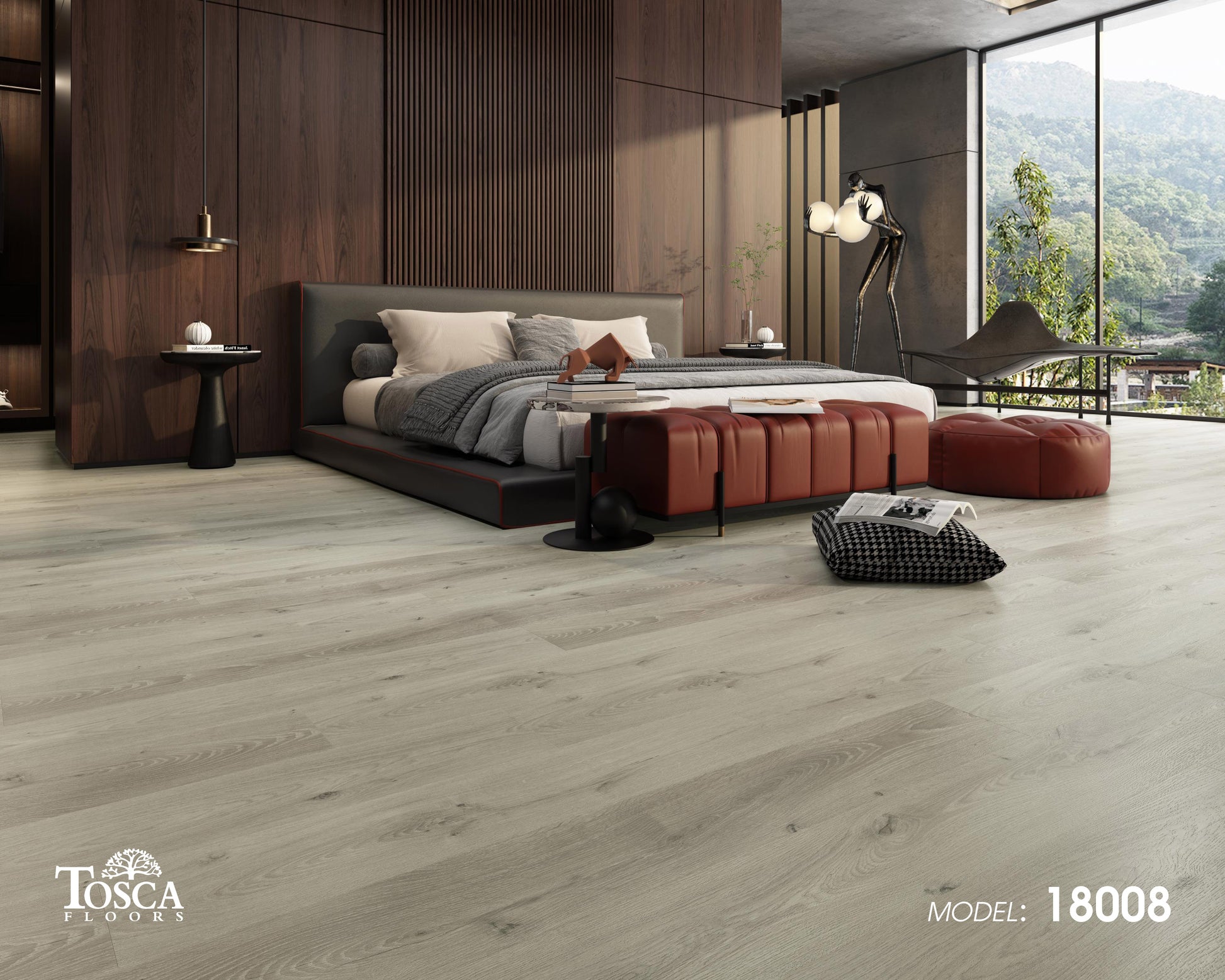 Tosca Floors 7mm SPC Vinyl Plank Flooring – Natural Wood Collection