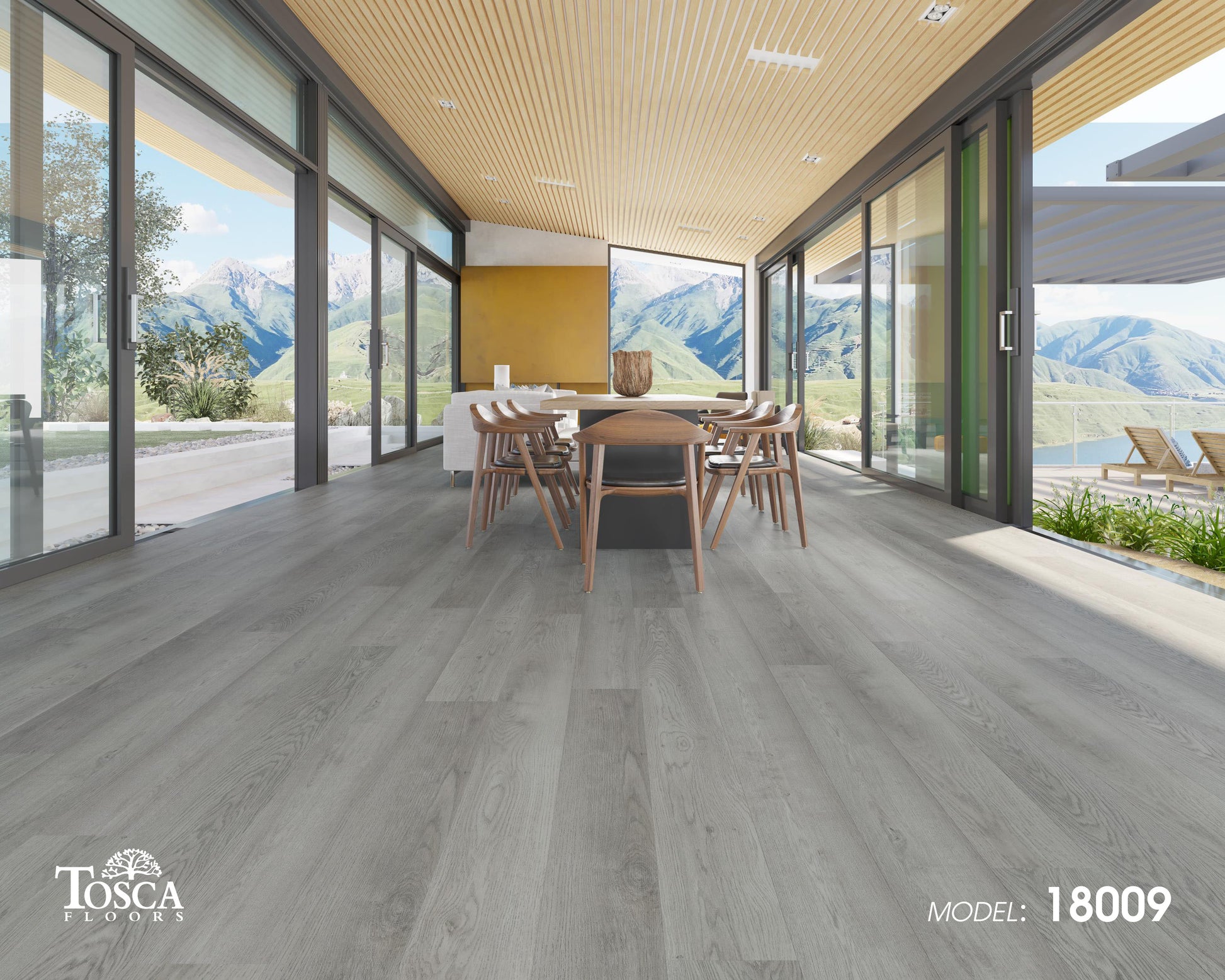 Tosca Floors 7mm SPC Vinyl Plank Flooring – Natural Wood Collection