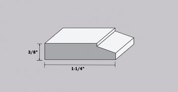 Bevel Step Base Shoe Molding