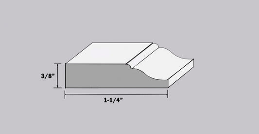 MDF Primed Shoe Mouldings – Colonial, Bevel Step & Modern Styles